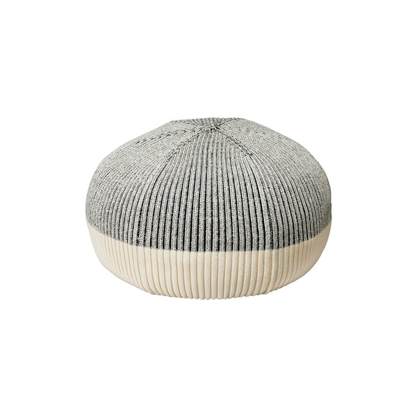 MUJI IDÉE Mini PUUF Cover - White x Black | Bean Bag Chair | MUJI USA