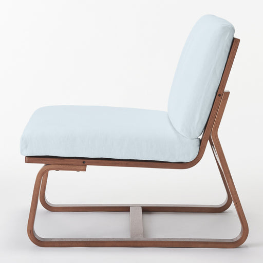 Living Dining Sofa Chair - Walnut (Cover Sold Separately) MUJI