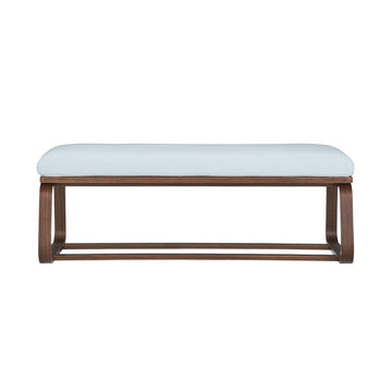 Living Dining Bench 1 - Walnut (Cover Sold Separately) MUJI