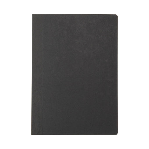 Open-Flat Lined Notebook A6 Black MUJI