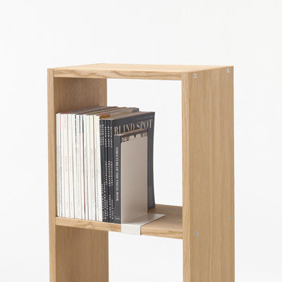 Stacking Shelf Oak 5 Shelves | Modular Shelves | MUJI USA