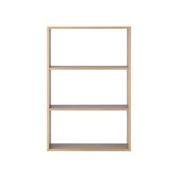 Stacking Shelf - Oak - Wide - 3 Tiers Default Title MUJI