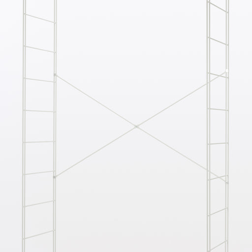 SUS Shelving Unit Cross Bar - White Gray - Extra Wide MUJI