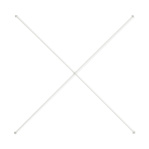 SUS Shelving Unit Cross Bar - White Gray - Extra Wide MUJI