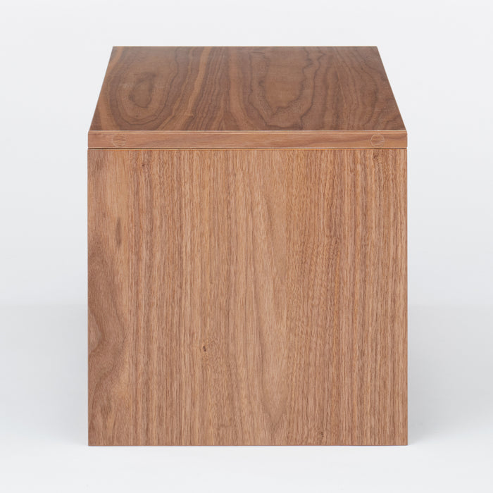 Purchase Unit Box SUS Shelving Unit Box with Glass Door - Walnut | MUJI USA