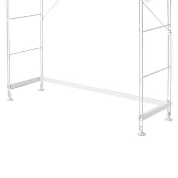 SUS Shelving Unit Frame Reinforcement Part - White Gray - Wide MUJI