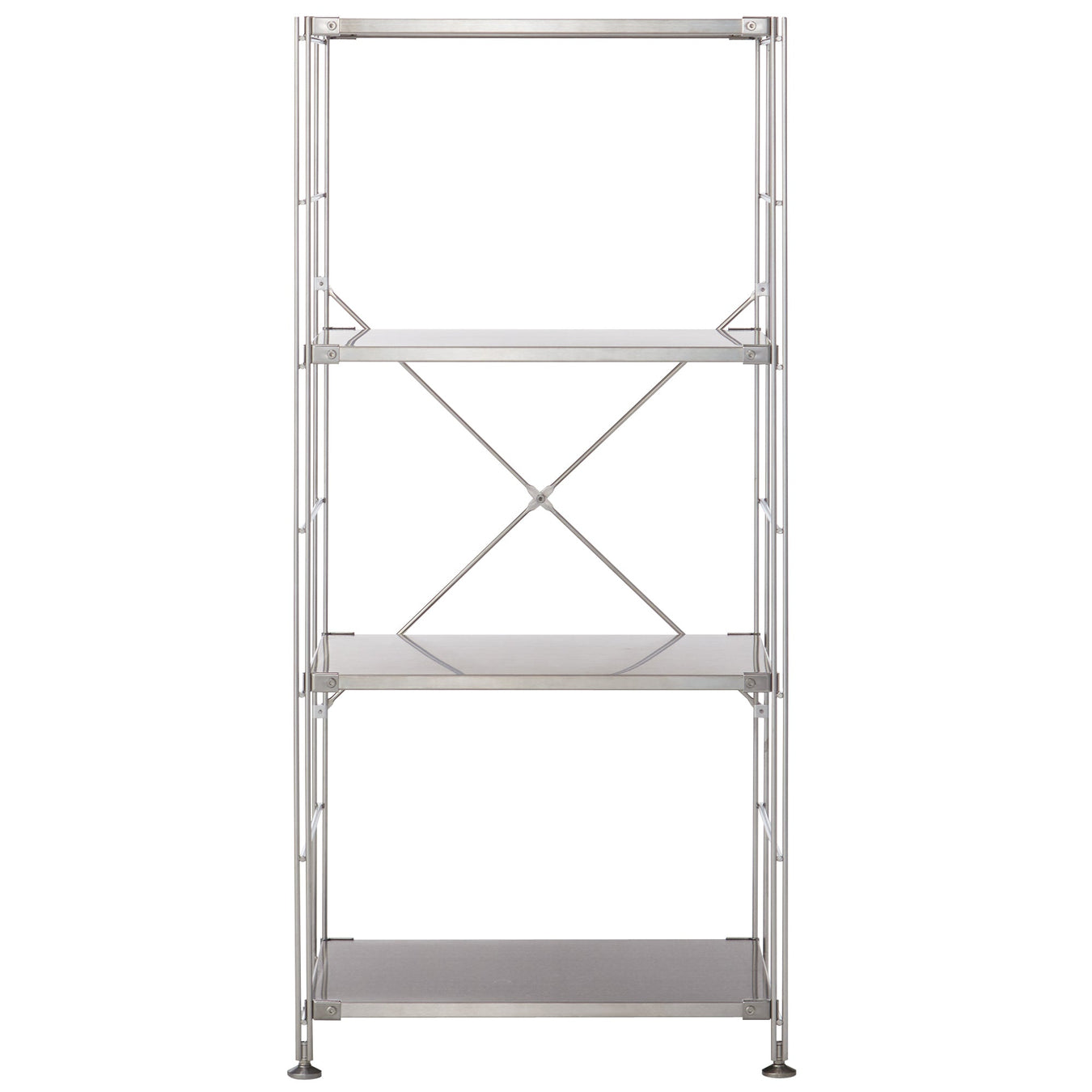 SUS Shelving Unit - Stainless Steel - Regular - Medium Default Title MUJI