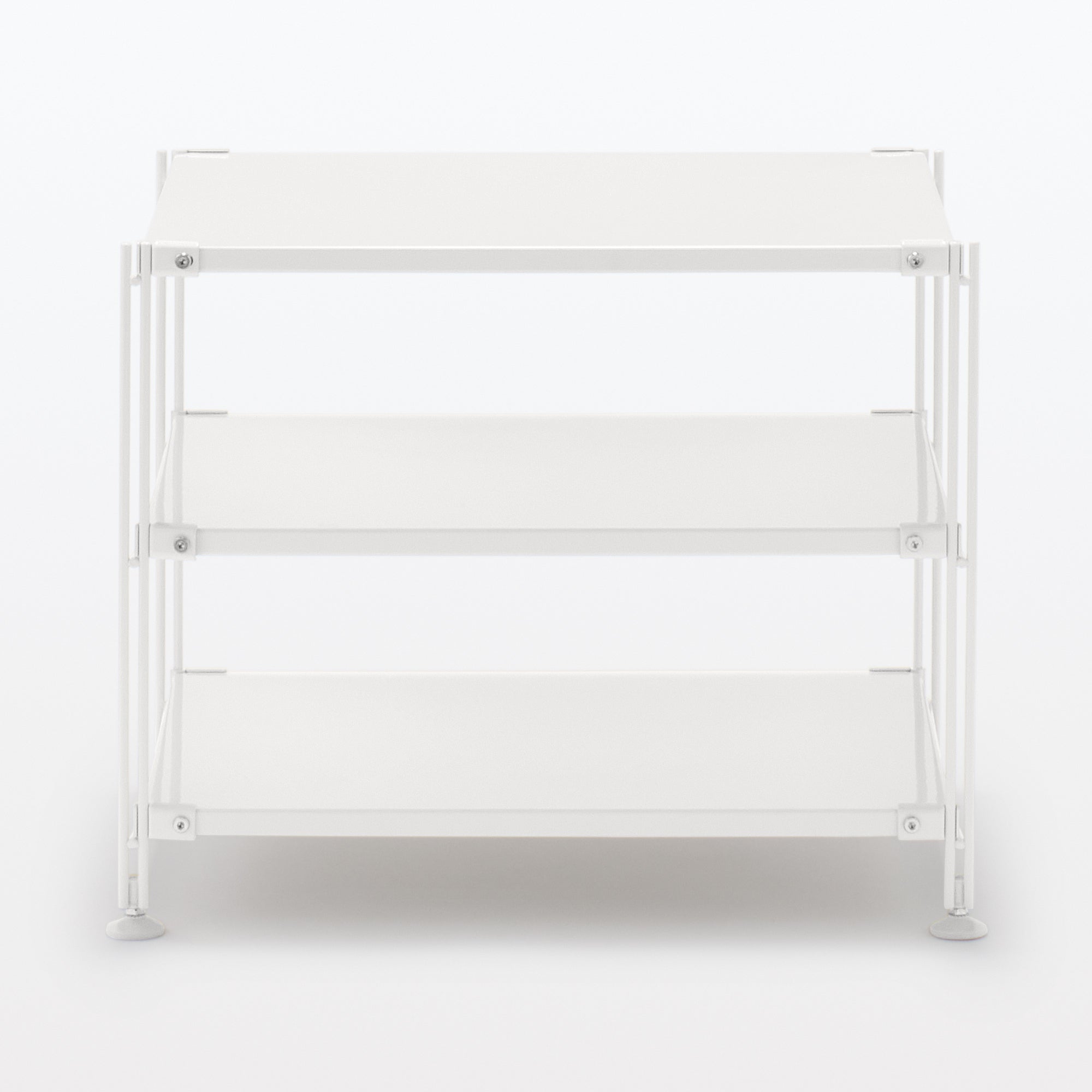SUS Shelving Unit - White Gray - Regular - Mini | MUJI USA