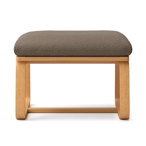Polyester Plain Weave Cover for Living Dining Bench 2 (Body Sold Separately) Gray Beige MUJI