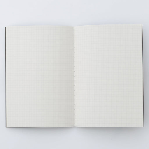 A5 Recycled Paper Notebook Grid A5 MUJI