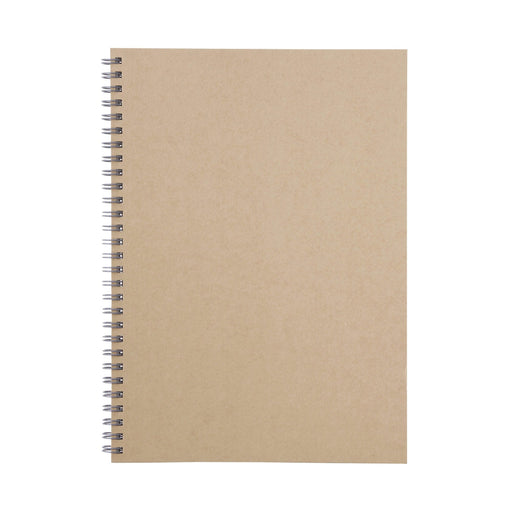 B5 Wirebound Notebook Plain Beige B5 MUJI