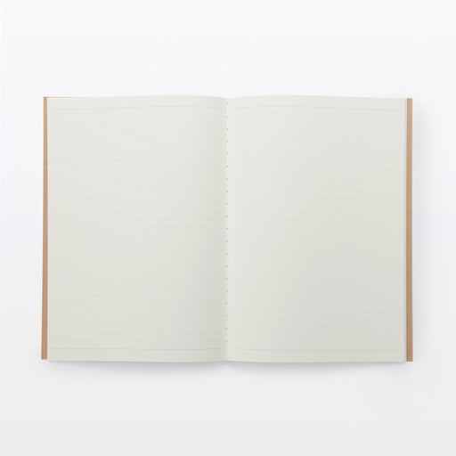 Recycled Paper Lined Notebook A5 MUJI