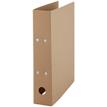 2-Hole File Holder Pipe Type - Beige MUJI