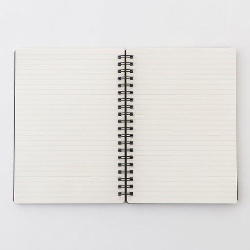 #deleted -imported- B6 Double Ring Lined Notebook with Strap B6 MUJI