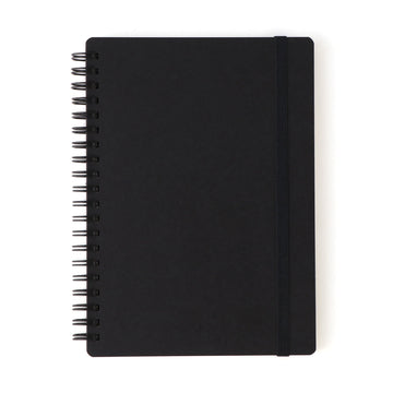 B6 Double Ring Lined Notebook with Strap B6 MUJI