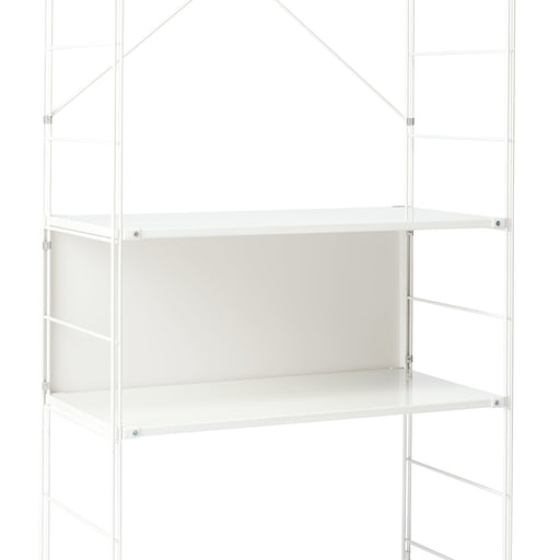 SUS Shelving Unit Wide - Back Panel - Light Gray - Small MUJI