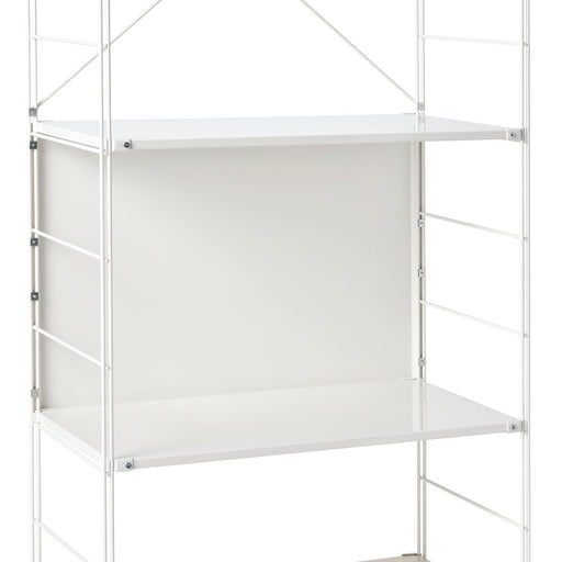 SUS Shelving Unit Wide - Back Panel - Light Gray - Large MUJI
