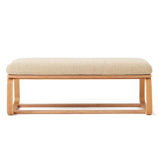 Living Dining Bench 1 - Cotton Canvas Cover (Bench Sold Separately) Natural MUJI
