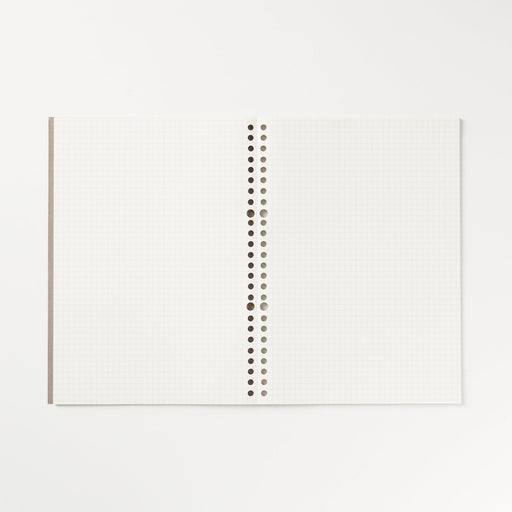 #deleted -imported- B5 Loose Leaf Grid Paper Notebook Type 5mm B5 MUJI