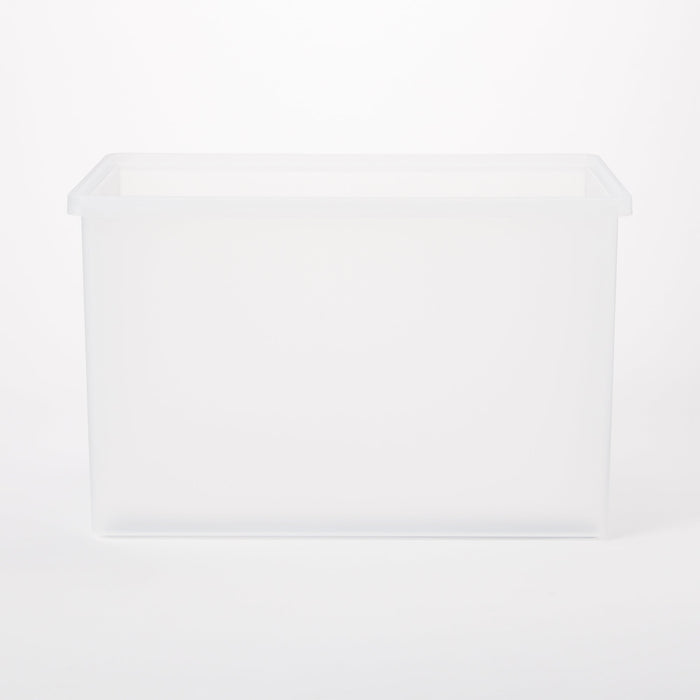 Storage Case Wide Polypropylene Storage Box Wide Deep | Storage & Organizers | MUJI USA