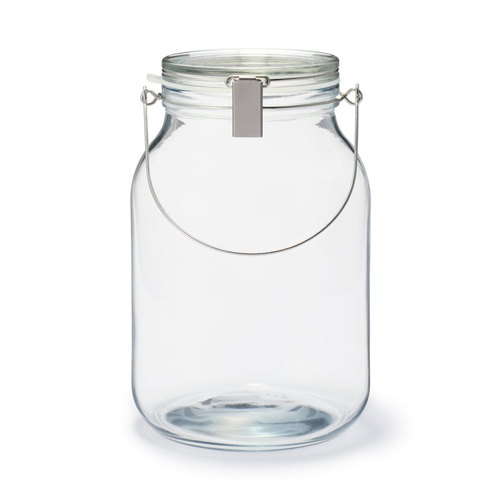 Glass Jars with Stainless Steel Lids, 33.8-fl.oz.