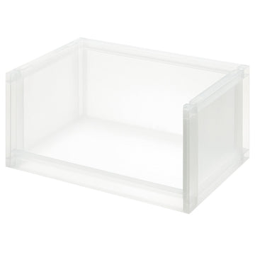 Polypropylene Storage Rack - Deep (W14.6 x D10.2 x H6.9") MUJI