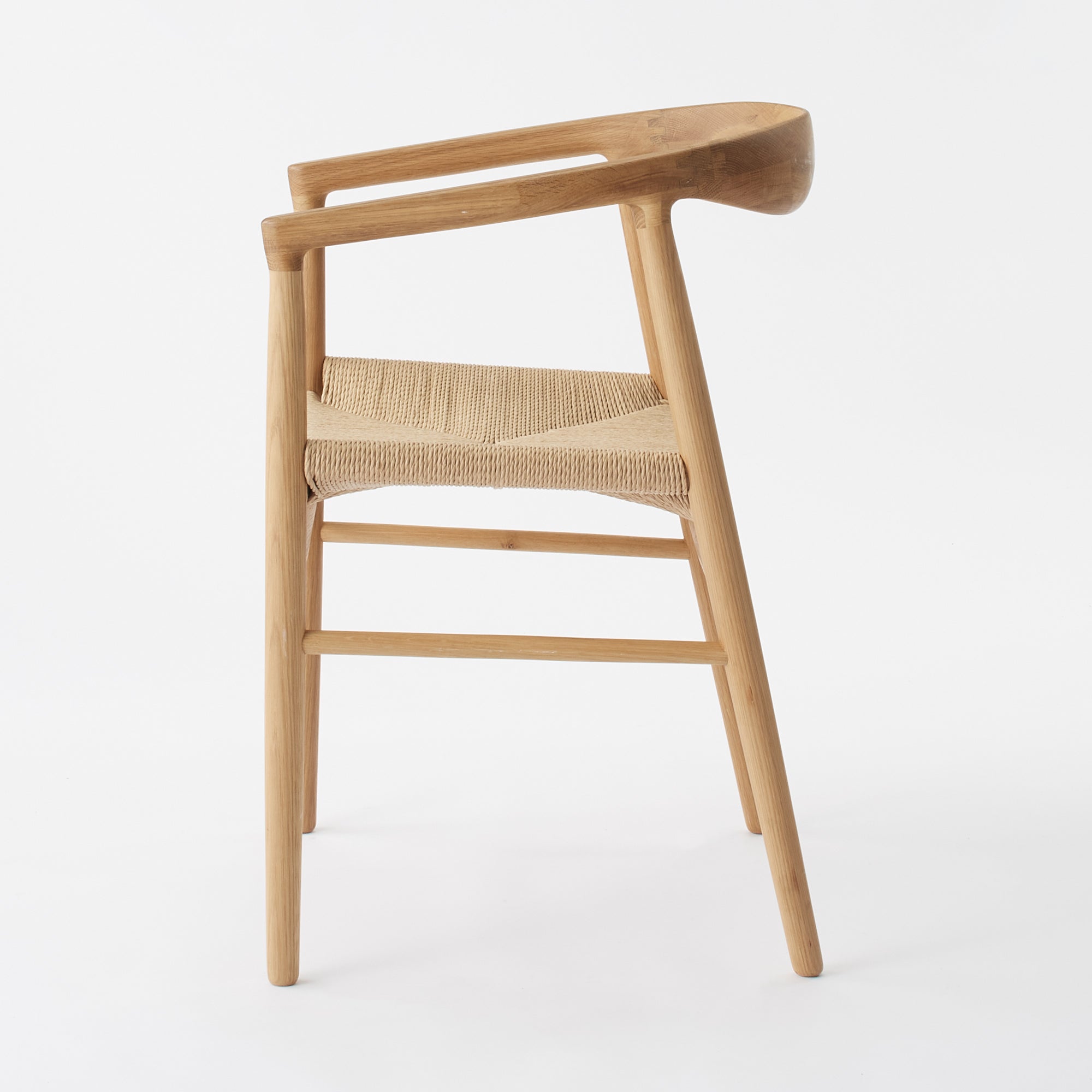 Oak Paper Cord Armchair | Japanese Home Furniture | MUJI USA