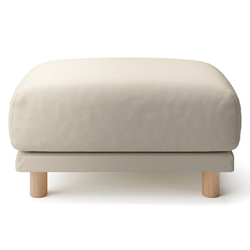 Cotton Canvas Cover for Urethane Pocket Coil Sofa - Ottoman (Ottoman Sold Separately) MUJI