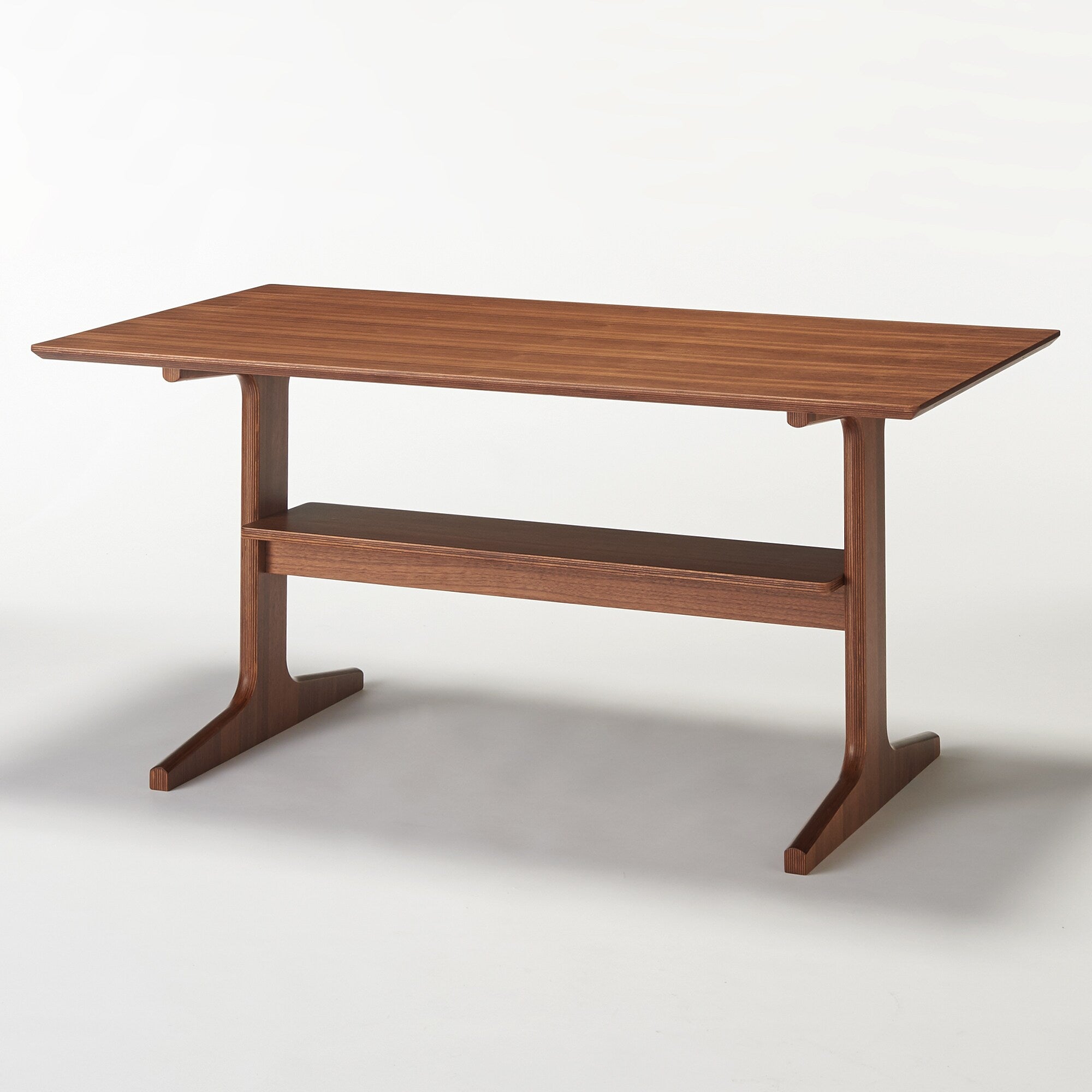 HD] Living Dining Table - Walnut | Japanese Furniture | MUJI USA