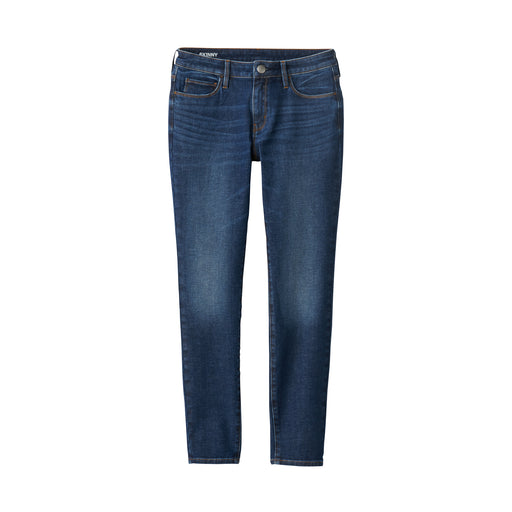 Women's 4 Way Stretch Denim Skinny Pants (L 30") Indigo Blue 24 MUJI