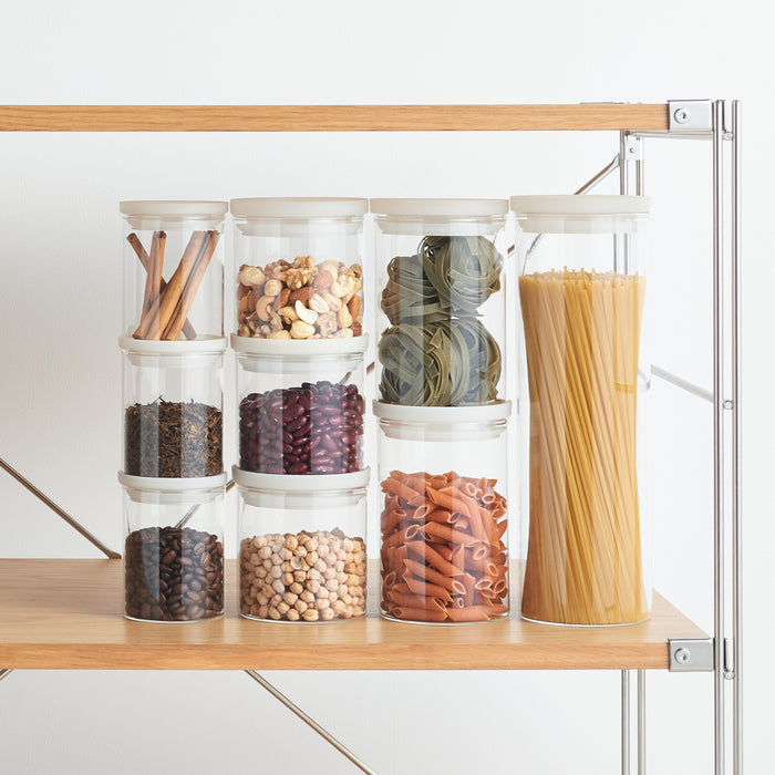 Glass Jars, Heat Resistant High Borosilicate Glass Food Storage