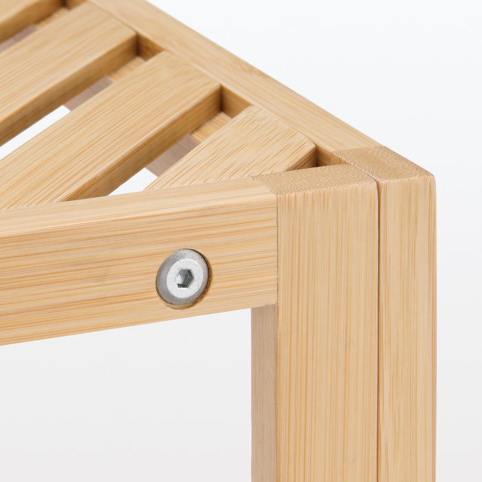 Bamboo Corner Rack 3 Tiers | Storage Furniture | MUJI USA