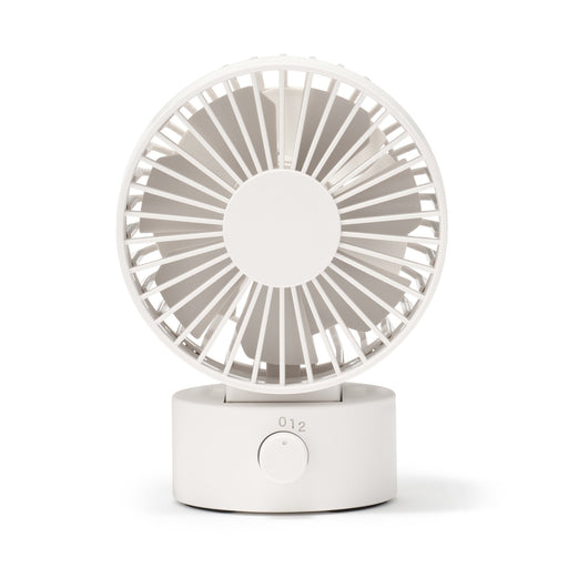 Low Noise USB Desk Fan - White MUJI