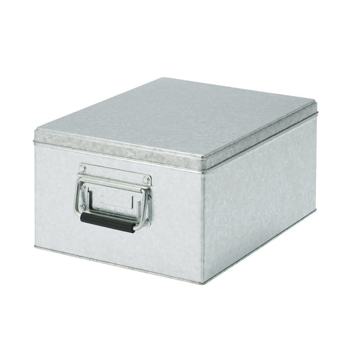Tin Box - Large (W10.2 x D14.6 x H6.3") MUJI