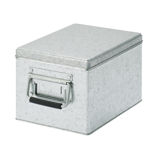 Tin Box - Small (W7.5 x D11.4 x H6.3") MUJI