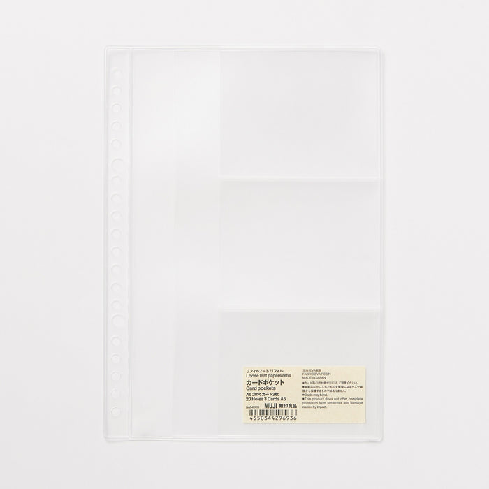 muji card binder Paper Binder A4 2 Rings