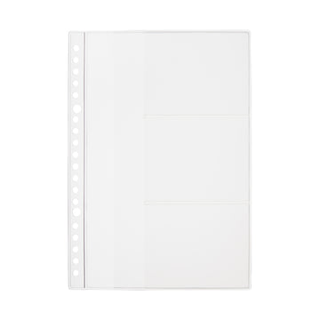 A5 Loose Leaf Papers Refill - Card Pockets MUJI