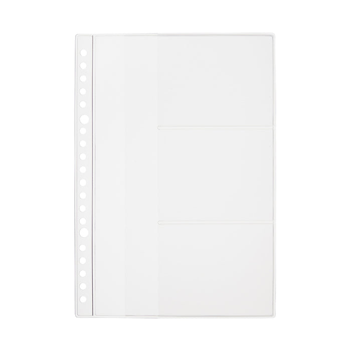 card binder inserts 20pcs 6 ring a5 binder inserts pocket card binder