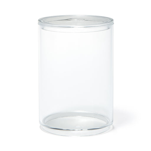 Acrylic Cylindrical Case with Lid MUJI