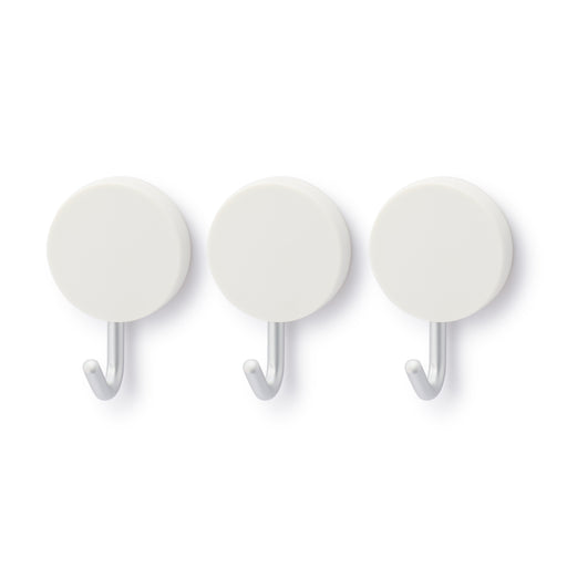 Aluminum Hook Magnet Type Small - 3pcs MUJI