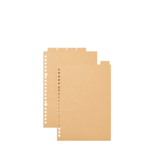 A5 Paper Divider - 20 Rings (5 Pack) MUJI