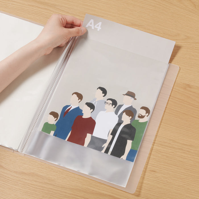 Album Floder PP Soft Film Clear Folder A4 | Folders Binders Albums | MUJI USA