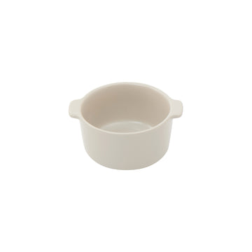Stoneware Mini Cocotte Bowl (Dia. 4.5") - Gray Beige MUJI