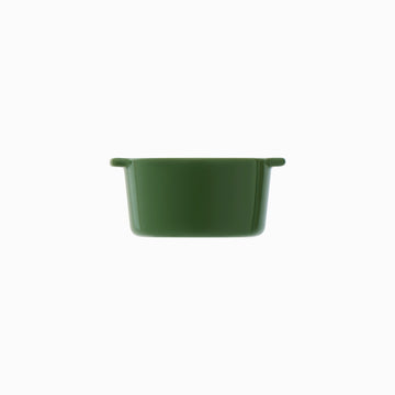 Stoneware Mini Cocotte Bowl (Dia. 4.5") - Green MUJI