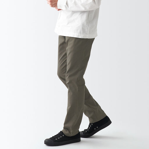 Men's Stretch Chino Slim Fit Pants (L32") MUJI