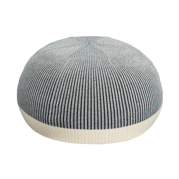 MUJI IDÉE PUUF Cover - White x Black (Cushion Sold Separately) IDEE