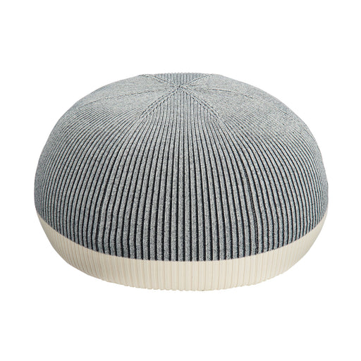 IDÉE PUUF Cover - White x Black (Cushion Sold Separately) MUJI