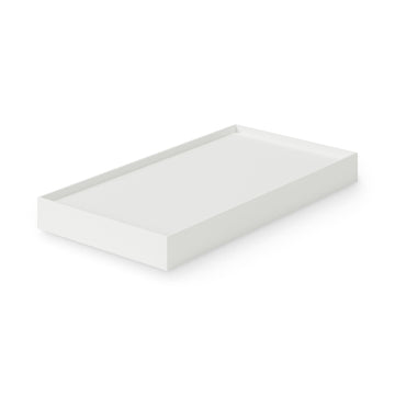Polypropylene File Box Lid - A4 Wide - White Grey MUJI