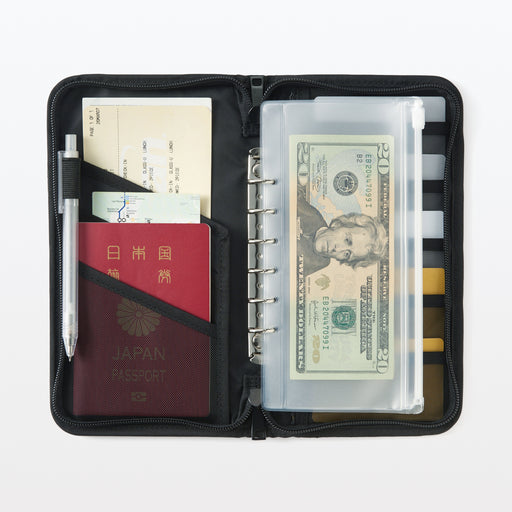 Passport Case with Pocket MUJI