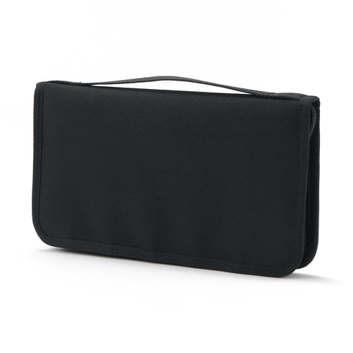Passport Case with Pocket Black MUJI